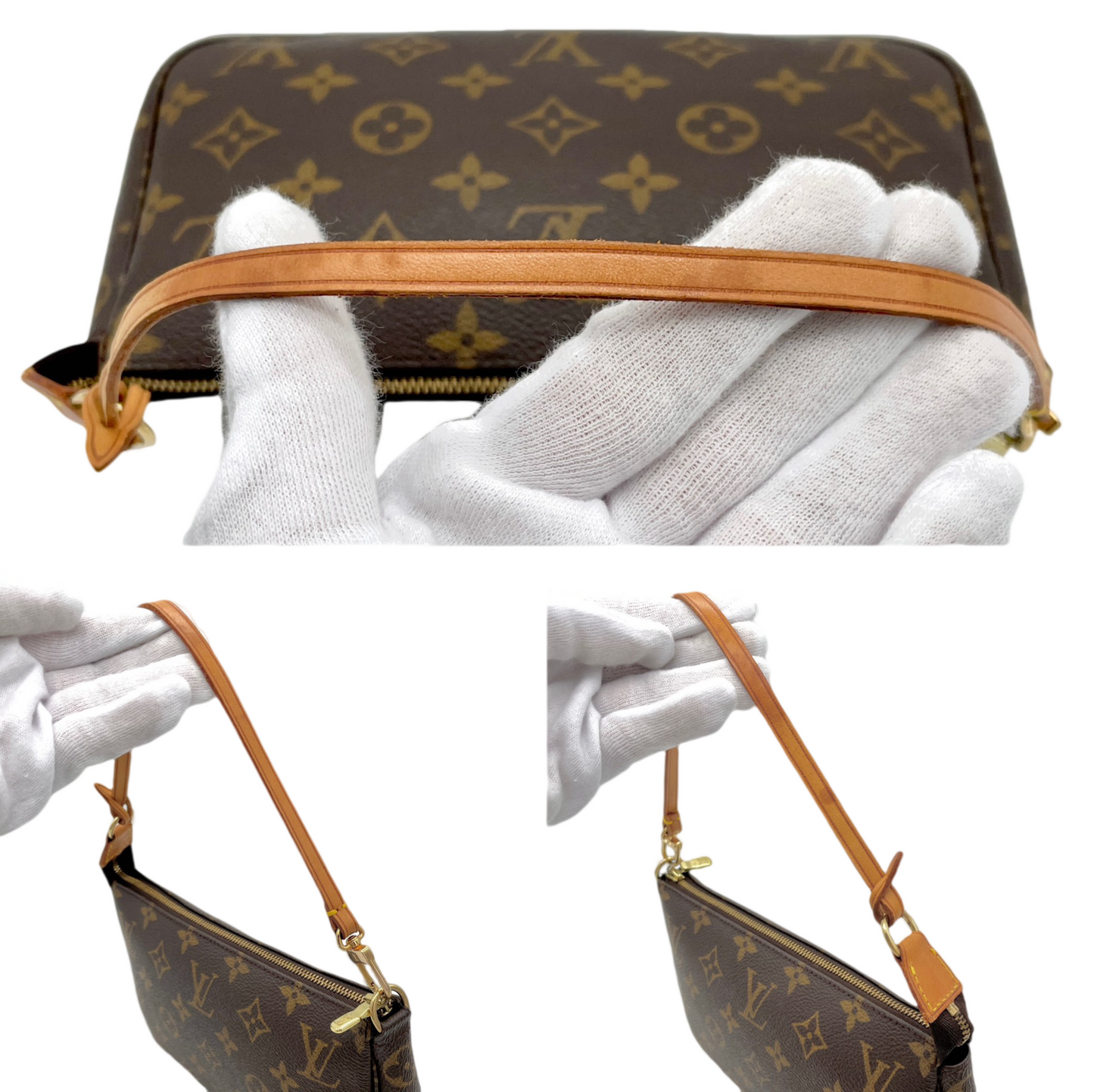 LOUIS VUITTON Monogram Pochette Accessory M51980