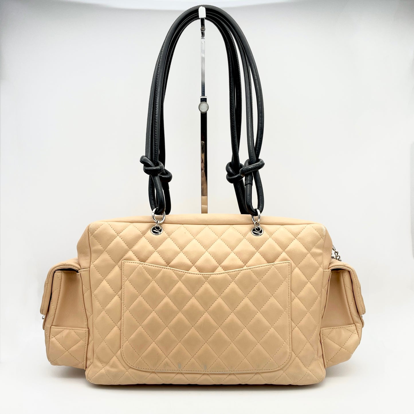 Afar Vintage Pre-owned CHANEL Cambon Line Bowling GM