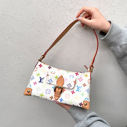 LOUIS VUITTON Monogram Multicolor White Eliza Bronze M40098