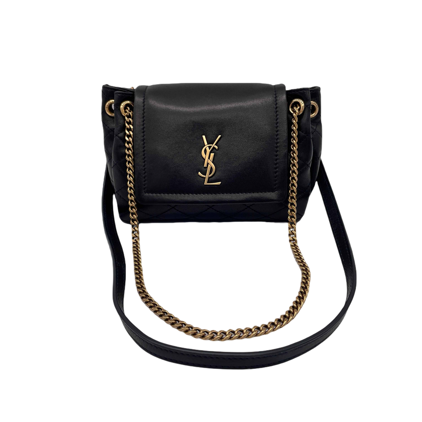 YSL ﾉﾘﾀﾗｲﾝ ﾗﾑｽｷﾝ ﾁｪｰﾝｼｮﾙﾀﾞｰﾊﾞｯｸﾞ