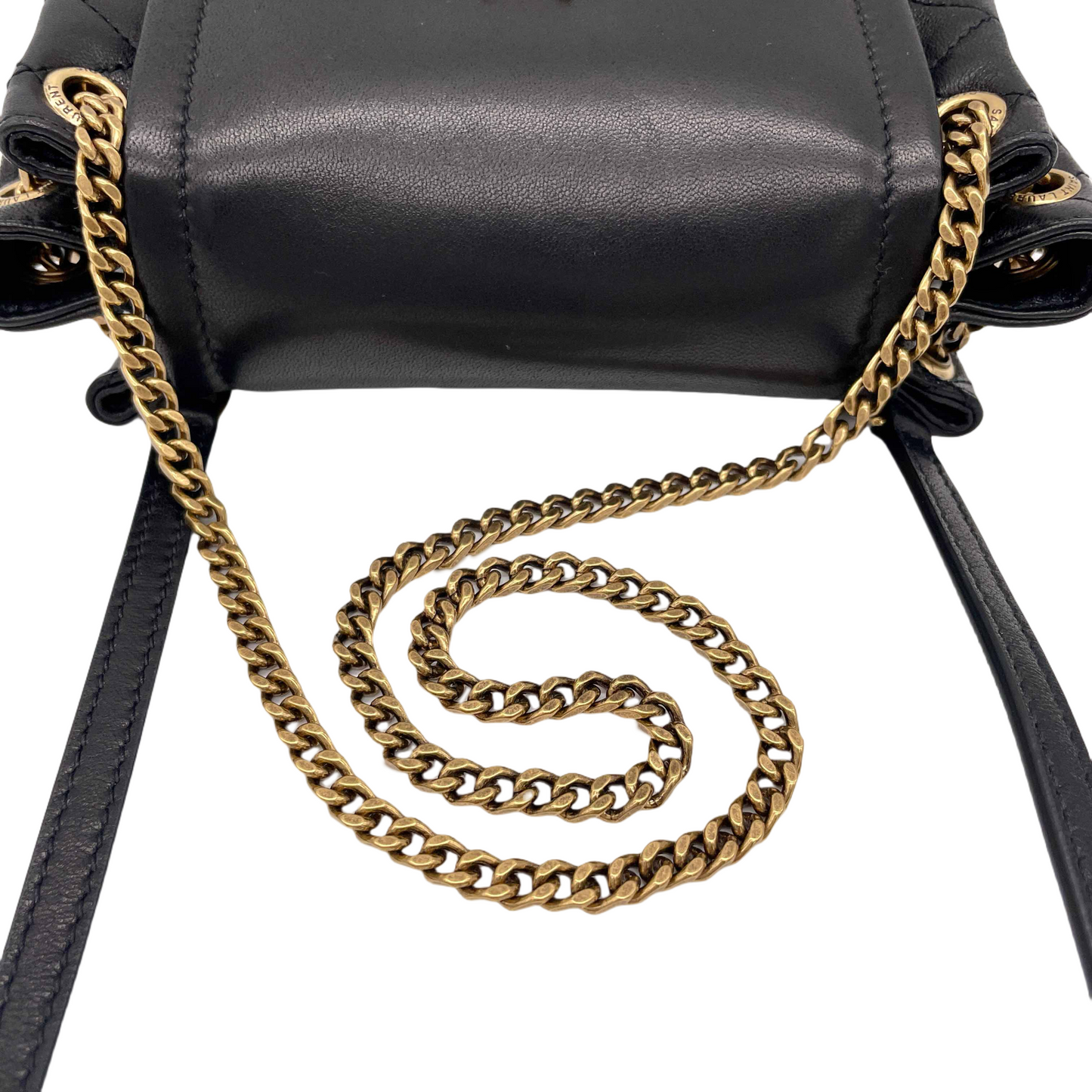 YSL Norita Line Ramskin Chain Shoulder Bag