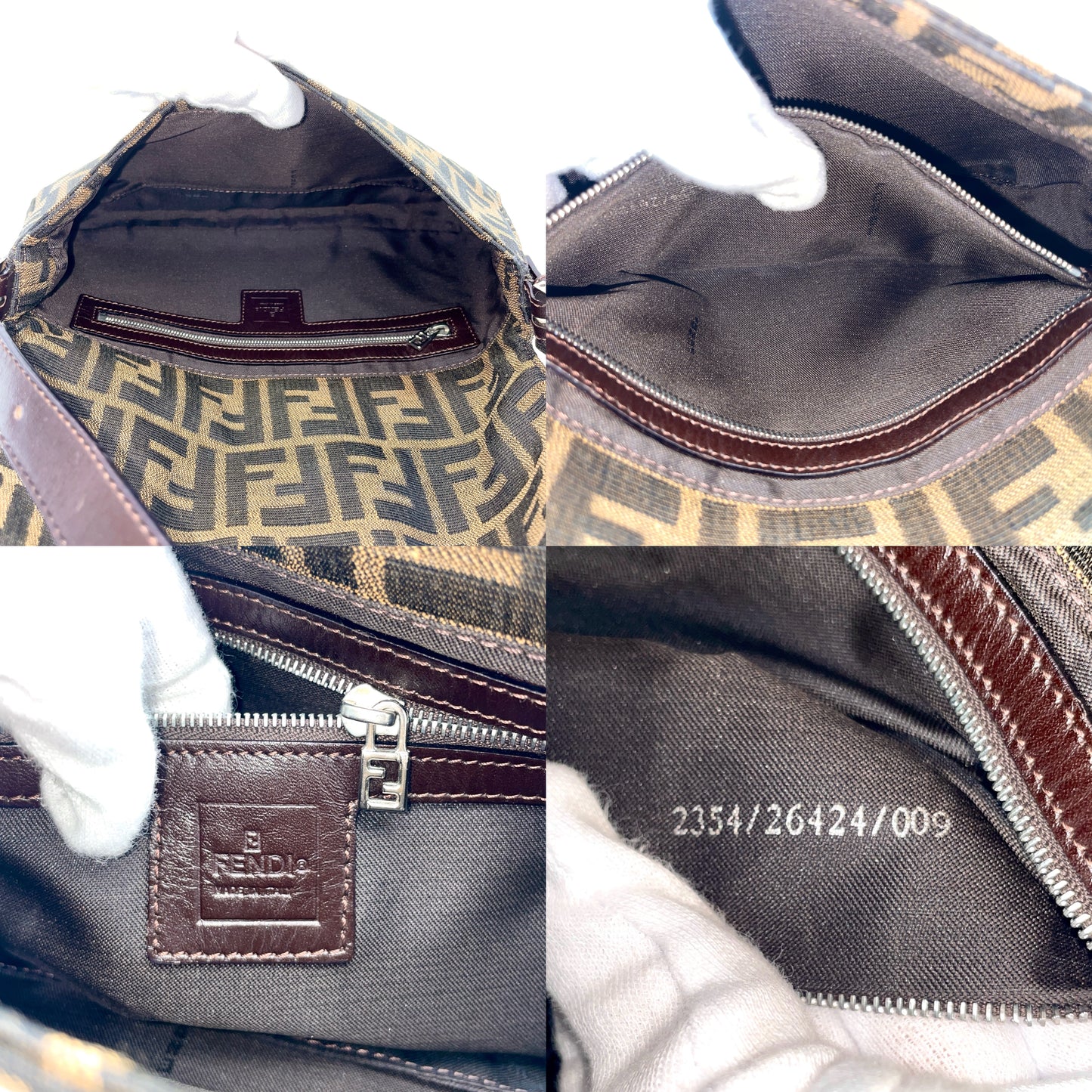 FENDI Sukka Mamma Bucket 小号单肩包 棕色 SHW