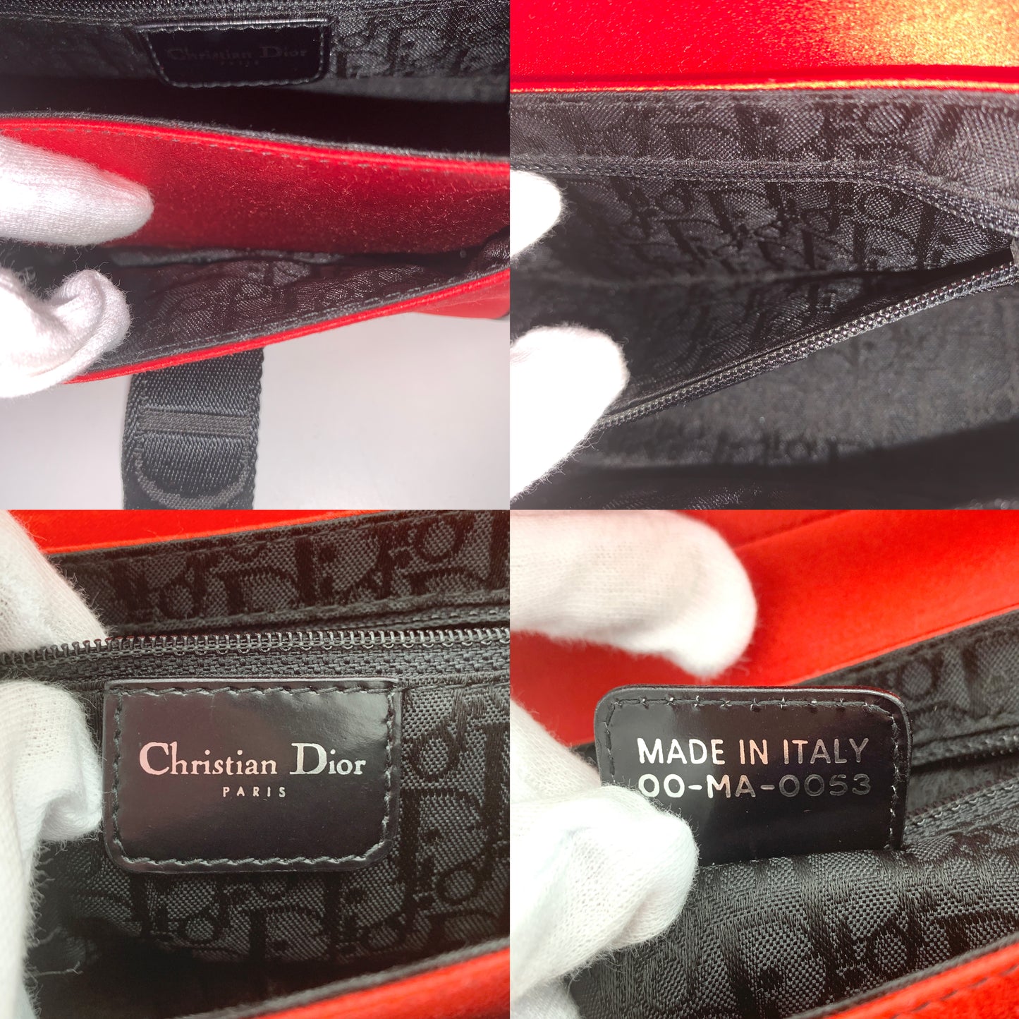 RARE☆☆☆CHRISTIAN DIOR ﾗｲﾝｽﾄｰﾝﾊｰﾄﾞｺｱ ﾐﾆﾁｪｰﾝﾊﾝﾄﾞﾊﾞｯｸﾞ