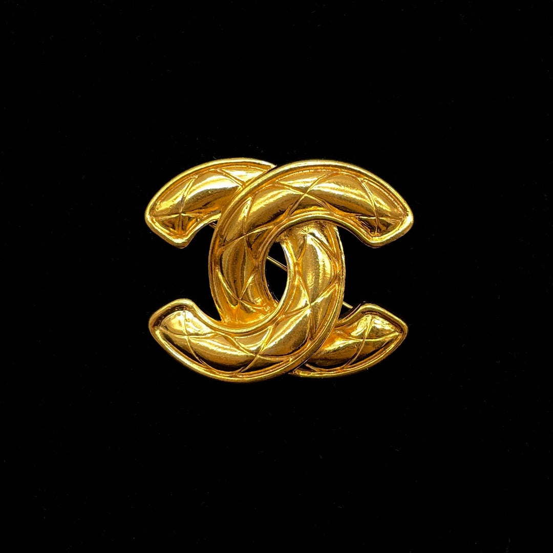 Afar Vintage Pre-owned CHANEL coco mark sun emblem brooch