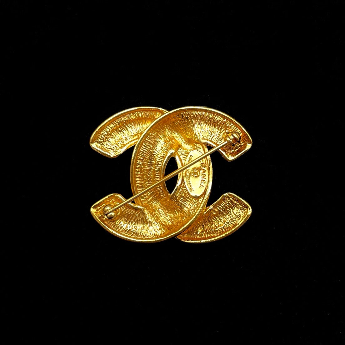 Afar Vintage Pre-owned CHANEL coco mark sun emblem brooch