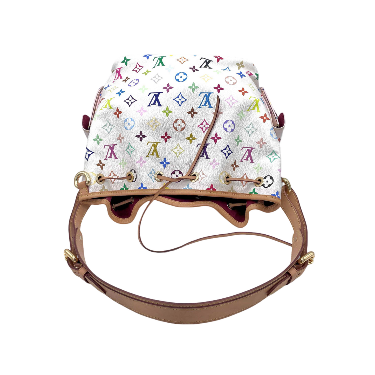 RARE☆☆☆LOUIS VUITTON Monogram Multicolor White Petit Noe