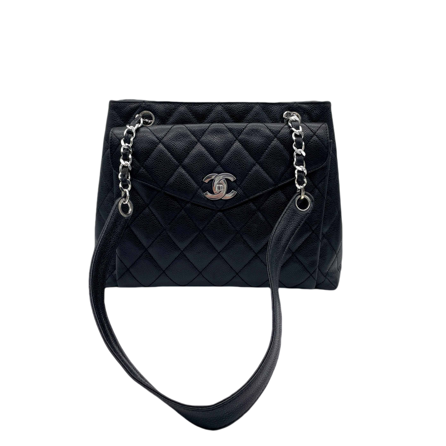 CHANEL Matelasse Coco Mark Single Flap Chain Shoulder Bag