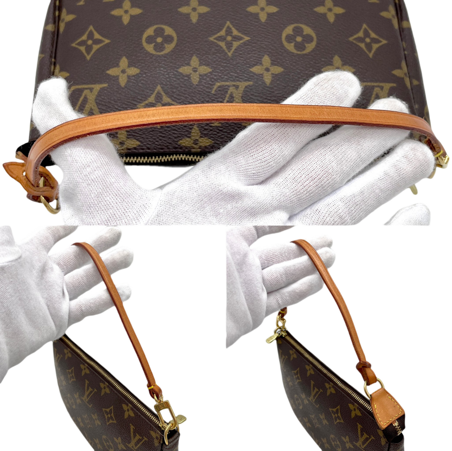 LOUIS VUITTON Monogram Pochette Accessory M51980