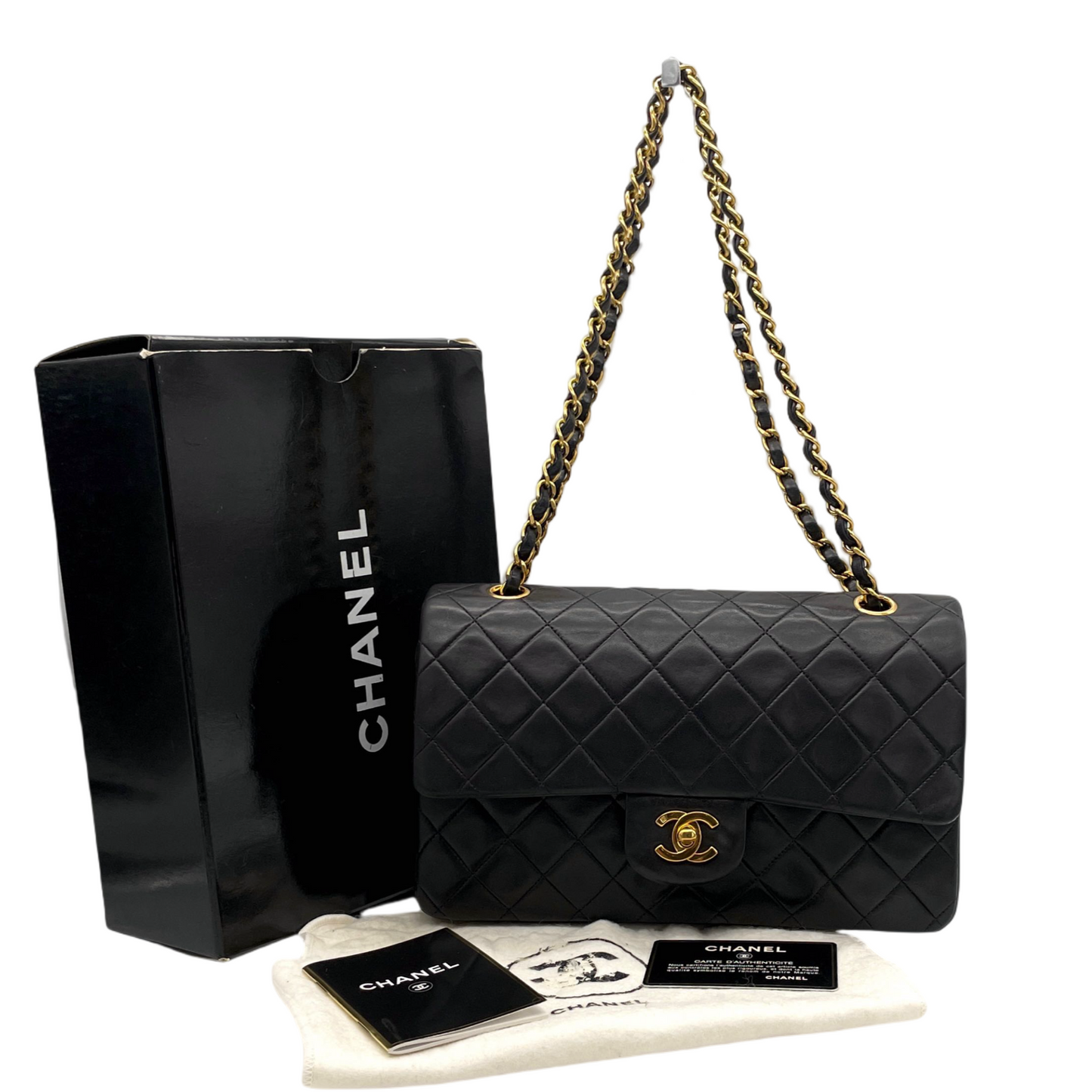 CHANEL Matelasse Classic Flap Chain Shoulder Bag 25