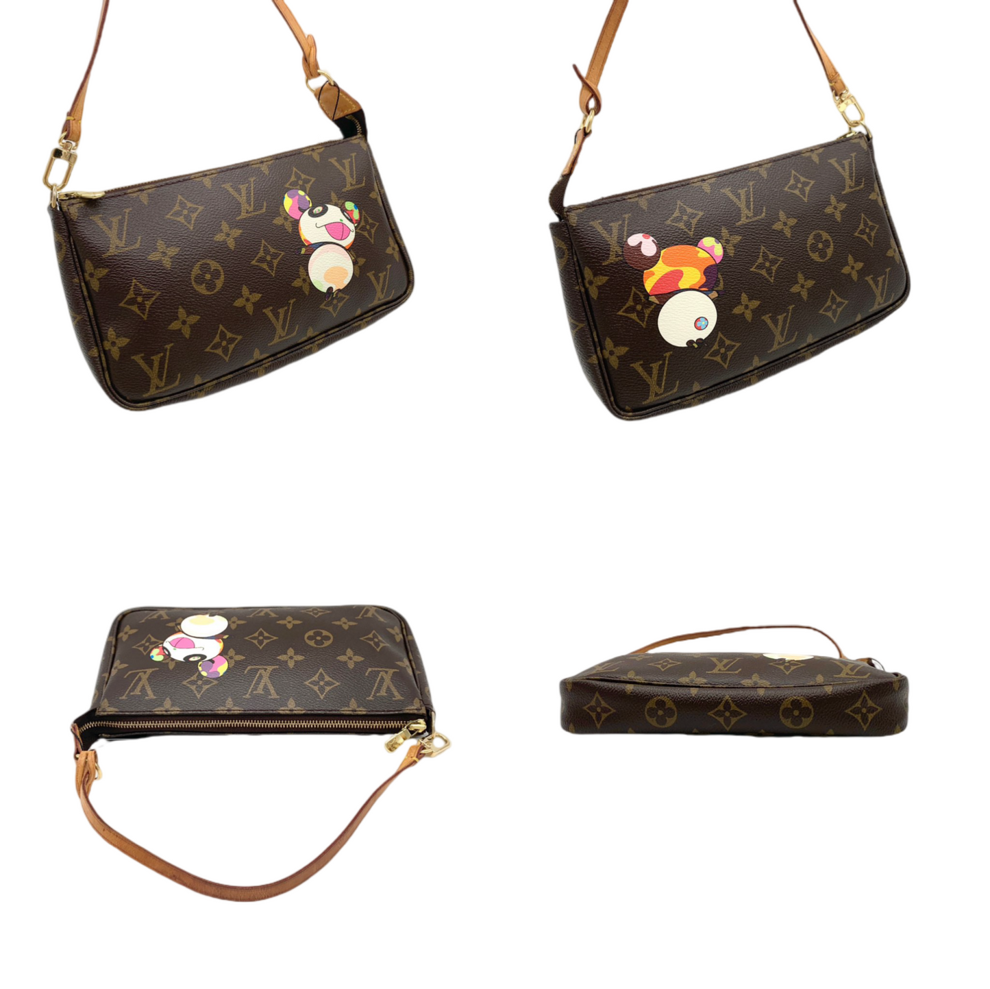 AUTH Pre-owned LOUIS VUITTON Monogram Pochette Accessory M51980