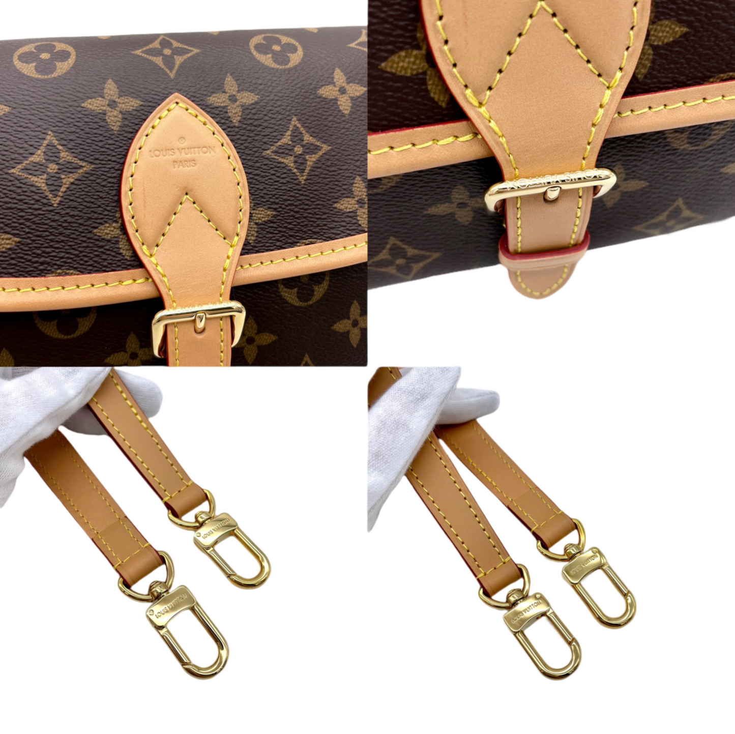 LOUIS VUITTON Monogram Diane NM PM M45985