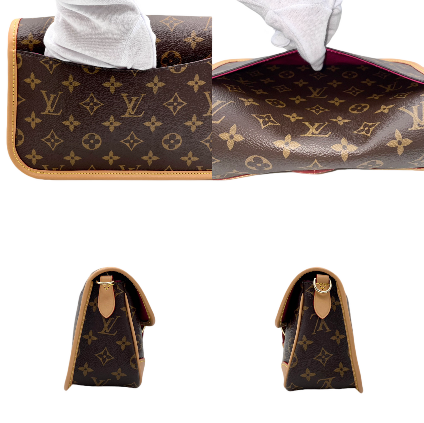 LOUIS VUITTON Monogram Diane NM PM M45985