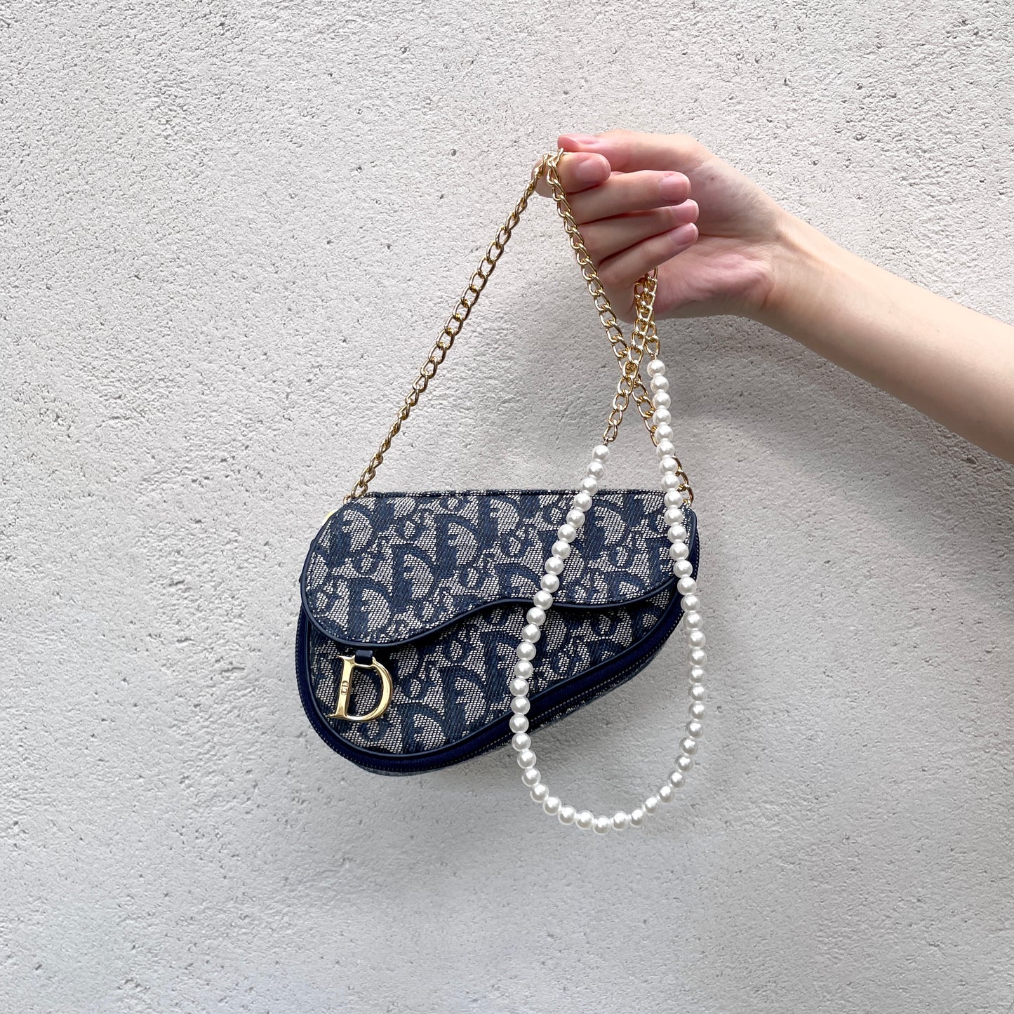 CHRISTIAN DIOR ﾄﾛｯﾀｰ ﾐﾆｻﾄﾞﾙﾎﾟｰﾁ