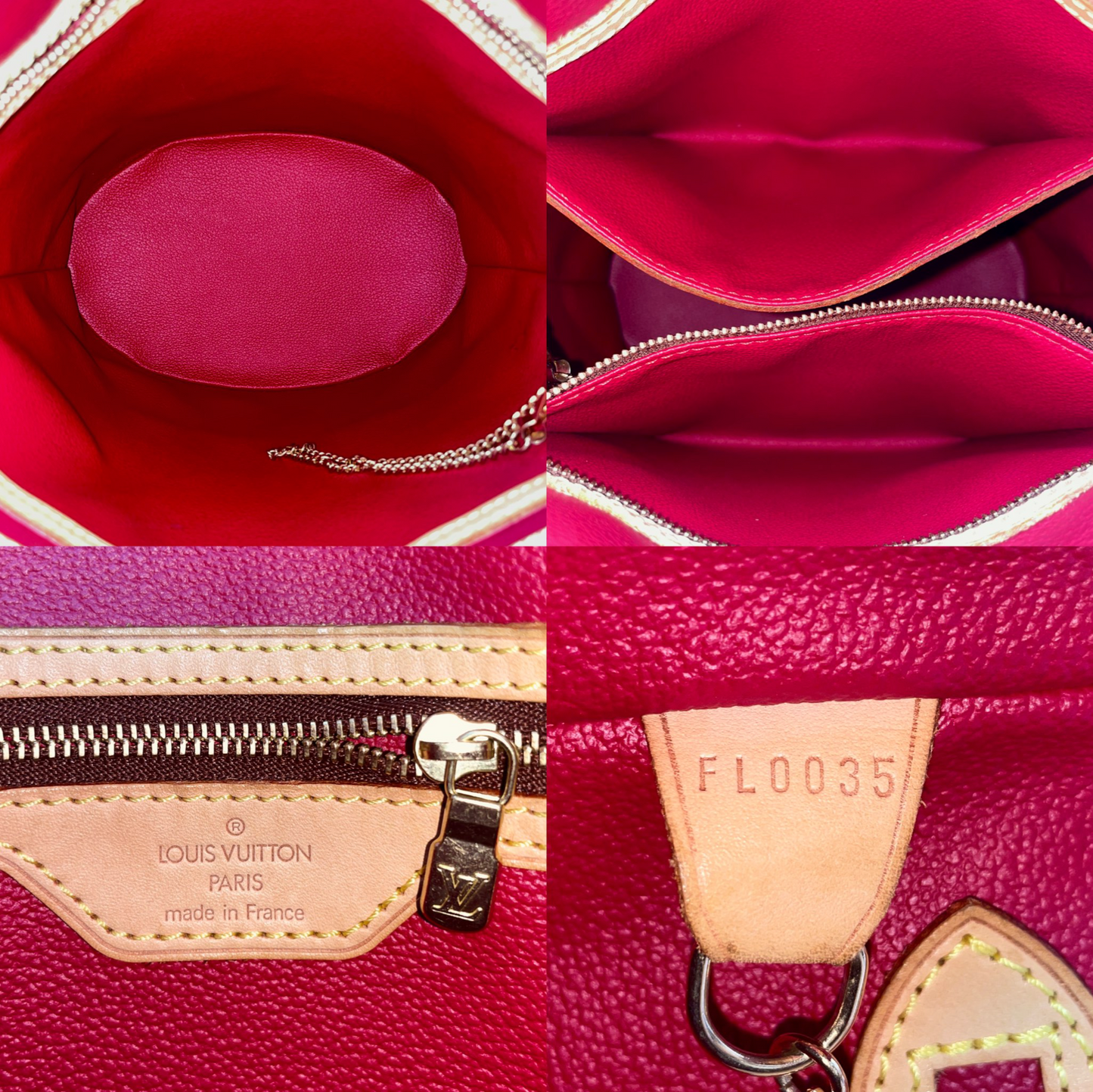 RARE☆☆☆☆☆LOUIS VUITTON Monogram x Takashi Murakami Cherry Cerises Sac Retro PM/M95012 Backet Shoulder Tote Bag